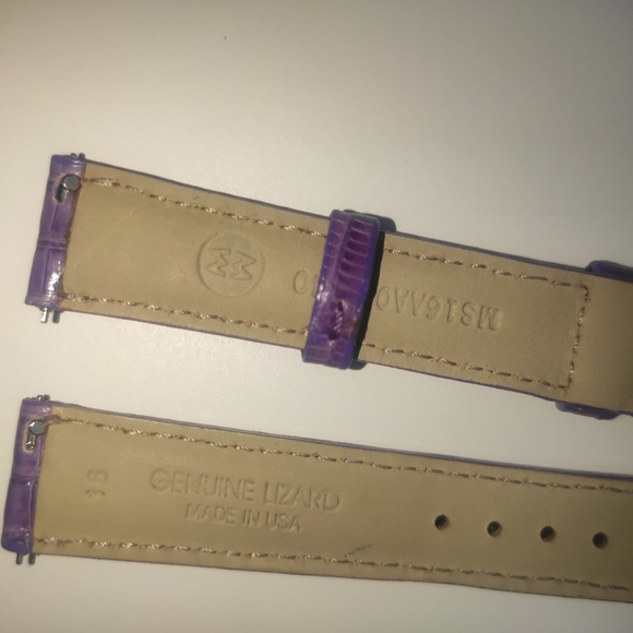 MICHELE 16mm Purple Lizard Watch Strap main image 8